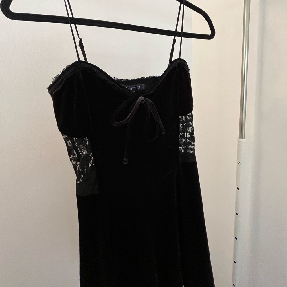 Urban Outfitters Faith Velvet Slip Dress